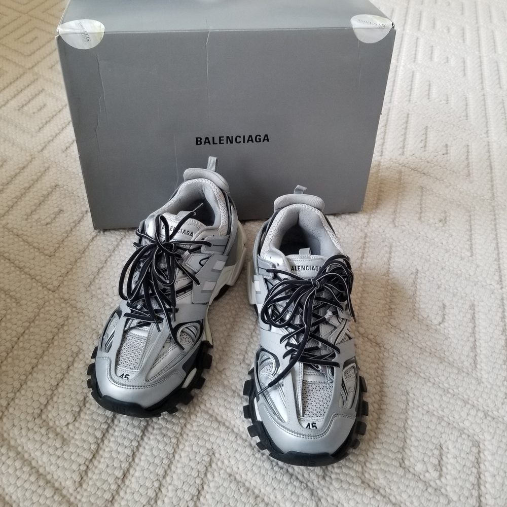 Balenciaga Light Gray Athletic Shoes